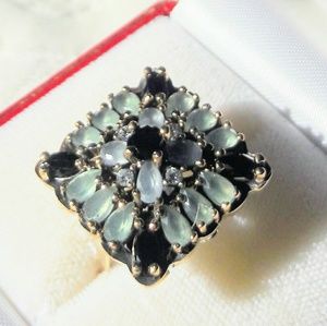 Cocktail gemstone ring